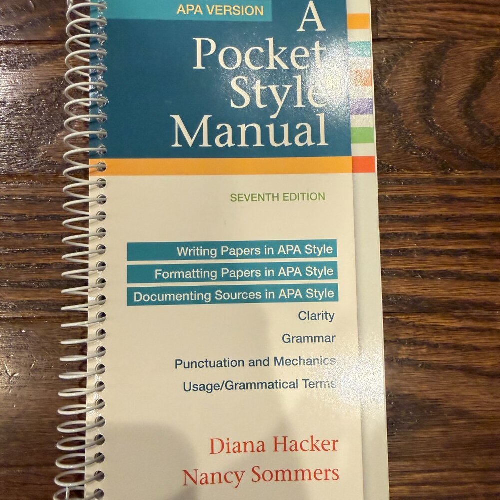 NEW A POCKET STYLE MANUAL